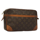 LOUIS VUITTON Monogram Compiegne 28 Clutch Bag M51845 LV Auth 128348-1