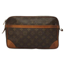 LOUIS VUITTON Monogram Compiegne 28 Clutch Bag M51845 LV Auth 128348-13
