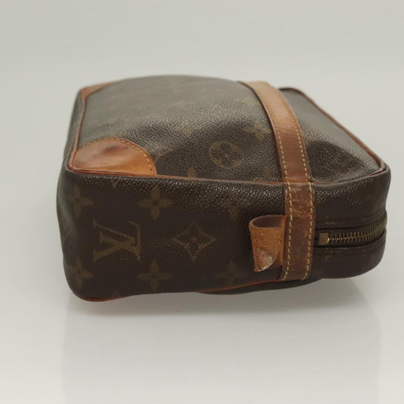 LOUIS VUITTON Monogram Compiegne 28 Clutch Bag M51845 LV Auth 128348