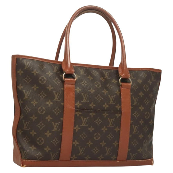 LOUIS VUITTON Monogram Sac Weekend PM Hand Bag M42425 LV Auth 128351