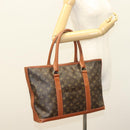 LOUIS VUITTON Monogram Sac Weekend PM Hand Bag M42425 LV Auth 128351-22