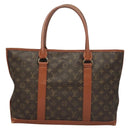 LOUIS VUITTON Monogram Sac Weekend PM Hand Bag M42425 LV Auth 128351-2