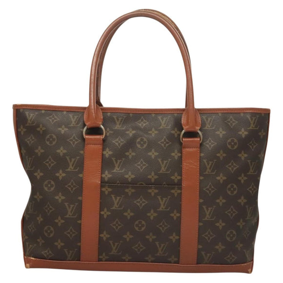 LOUIS VUITTON Monogram Sac Weekend PM Hand Bag M42425 LV Auth 128351