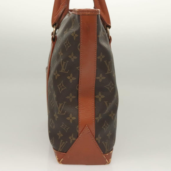 LOUIS VUITTON Monogram Sac Weekend PM Hand Bag M42425 LV Auth 128351