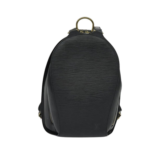 LOUIS VUITTON Epi Mabillon Backpack Black M52232 LV Auth 128353