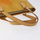 LOUIS VUITTON Monogram Vernis Houston Hand Bag Beige M91004 LV Auth 128358-7