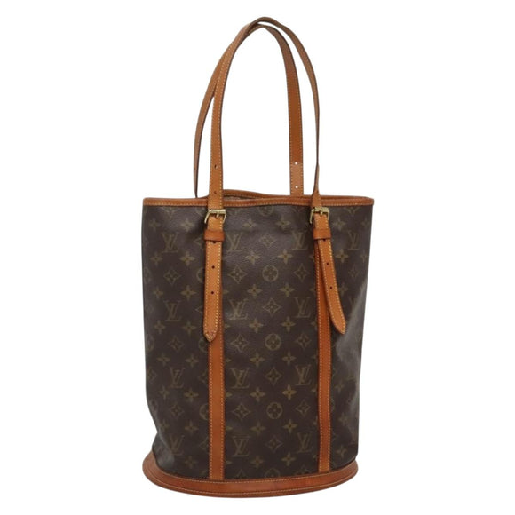 LOUIS VUITTON Monogram Bucket GM Shoulder Bag M42236 LV Auth 128384