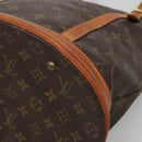 LOUIS VUITTON Monogram Bucket GM Shoulder Bag M42236 LV Auth 128384-9