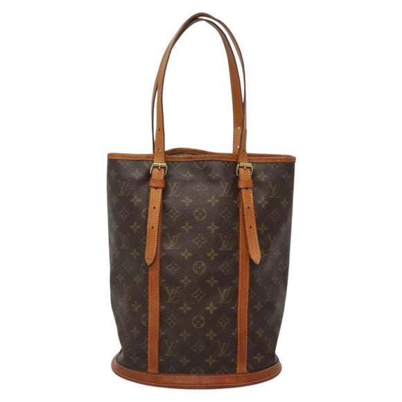 LOUIS VUITTON Monogram Bucket GM Shoulder Bag M42236 LV Auth 128384