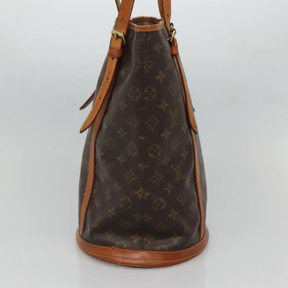 LOUIS VUITTON Monogram Bucket GM Shoulder Bag M42236 LV Auth 128384