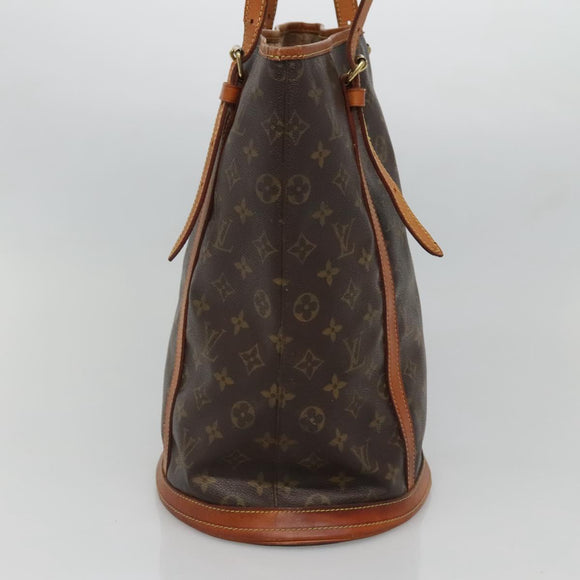 LOUIS VUITTON Monogram Bucket GM Shoulder Bag M42236 LV Auth 128384