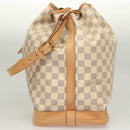 LOUIS VUITTON Damier Azur Noe Shoulder Bag N42222 LV Auth 128393-3