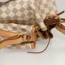 LOUIS VUITTON Damier Azur Noe Shoulder Bag N42222 LV Auth 128393-6