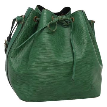 LOUIS VUITTON Epi Petit Noe Shoulder Bag Green M44104 LV Auth 128394