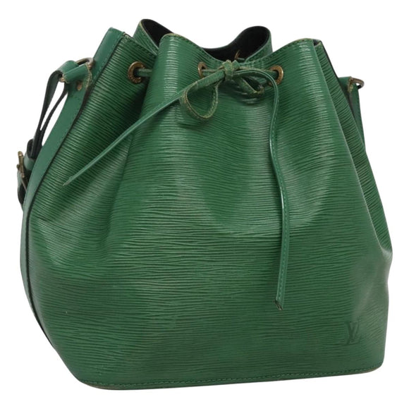LOUIS VUITTON Epi Petit Noe Shoulder Bag Green M44104 LV Auth 128394