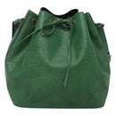 LOUIS VUITTON Epi Petit Noe Shoulder Bag Green M44104 LV Auth 128394-13
