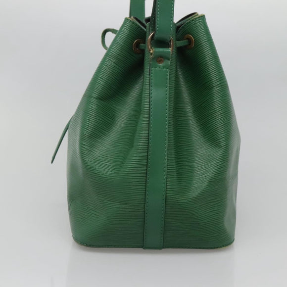 LOUIS VUITTON Epi Petit Noe Shoulder Bag Green M44104 LV Auth 128394