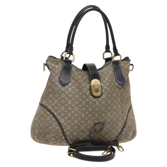 LOUIS VUITTON Monogram Idylle Elegy 2way Shoulder Bag Navy M56697 LV Auth 128396