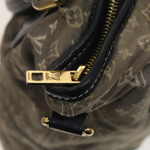 LOUIS VUITTON Monogram Idylle Elegy 2way Shoulder Bag Navy M56697 LV Auth 128396