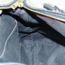 LOUIS VUITTON Monogram Idylle Elegy 2way Shoulder Bag Navy M56697 LV Auth 128396-18