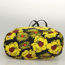 PRADA Hand Bag Nylon 2way Yellow Silver Auth 128406-5