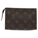 LOUIS VUITTON Monogram Poche Toilette 15 Pouch M47546 LV Auth 128417-2