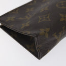 LOUIS VUITTON Monogram Poche Toilette 15 Pouch M47546 LV Auth 128417-14