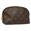 LOUIS VUITTON Monogram Pochette Cosmetic PM Cosmetic Pouch M47515 LV Auth 128420-1