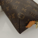 LOUIS VUITTON Monogram Pochette Cosmetic PM Cosmetic Pouch M47515 LV Auth 128420-16