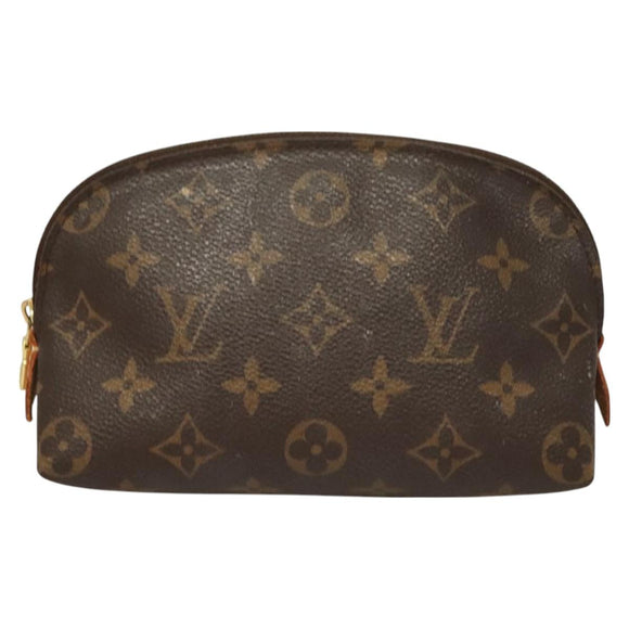 LOUIS VUITTON Monogram Pochette Cosmetic PM Cosmetic Pouch M47515 LV Auth 128420