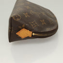 LOUIS VUITTON Monogram Pochette Cosmetic PM Cosmetic Pouch M47515 LV Auth 128420-3