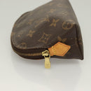 LOUIS VUITTON Monogram Pochette Cosmetic PM Cosmetic Pouch M47515 LV Auth 128420-4