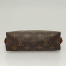 LOUIS VUITTON Monogram Pochette Cosmetic PM Cosmetic Pouch M47515 LV Auth 128420-6