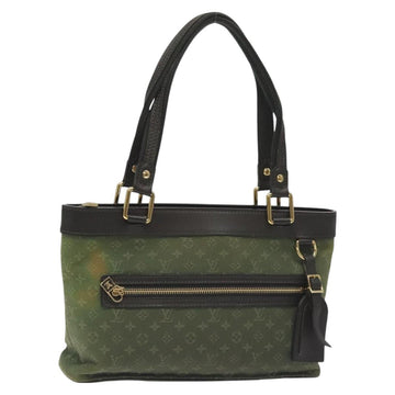 LOUIS VUITTON Monogram Mini Lucille PM Hand Bag TST Khaki M92682 LV Auth 128427