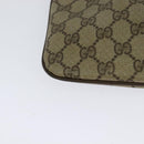 GUCCI GG Supreme Web Sherry Line Shoulder Bag PVC Beige 904 02 047 Auth 128433-16