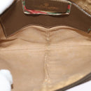 GUCCI GG Supreme Web Sherry Line Shoulder Bag PVC Beige 904 02 047 Auth 128433-10