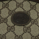 GUCCI GG Supreme Shoulder Bag PVC Beige Gold Auth 128434-17