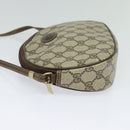 GUCCI GG Supreme Shoulder Bag PVC Beige Gold Auth 128434-3