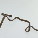 GUCCI GG Supreme Shoulder Bag PVC Beige Gold Auth 128434-8