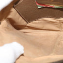 GUCCI GG Supreme Web Sherry Line Shoulder Bag PVC Beige 98 02 047 Auth 128437-18