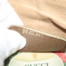 GUCCI GG Supreme Web Sherry Line Shoulder Bag PVC Beige 98 02 047 Auth 128437-20