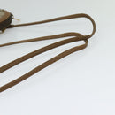 GUCCI GG Supreme Web Sherry Line Shoulder Bag PVC Beige 98 02 047 Auth 128437-7