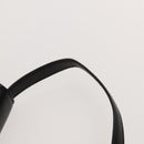 CELINE Shoulder Bag Leather Black Gold Auth 128438-8