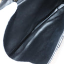 BALLY Chain Shoulder Bag Leather Black Gold Auth 128440-11