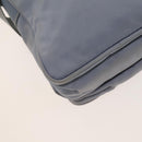 PRADA Shoulder Bag Nylon Light Blue Silver Auth 128446-16