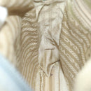 PRADA Shoulder Bag Nylon Light Blue Silver Auth 128446-20