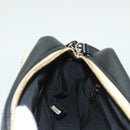 CHANEL Matelasse Chain Shoulder Bag Suede Ivory Gold CC Auth 128451-20