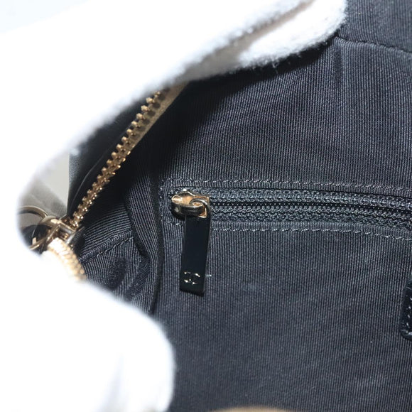 CHANEL Matelasse Chain Shoulder Bag Suede Ivory Gold CC Auth 128451