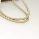 CHANEL Camelia Tote Bag Leather Beige CC Auth 128453-7