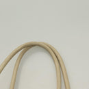 CHANEL Camelia Tote Bag Leather Beige CC Auth 128453-8